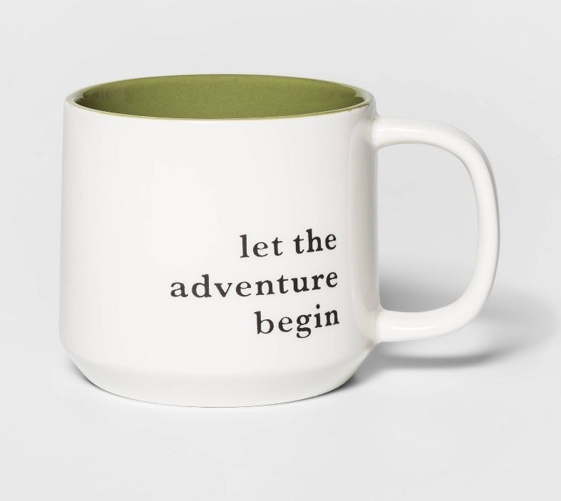 Let the adventure begin mug