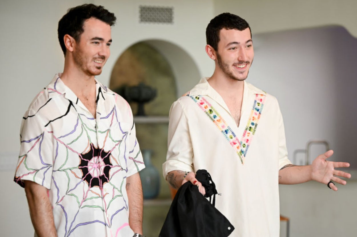 Kevin Jonas and Frankie Jonas