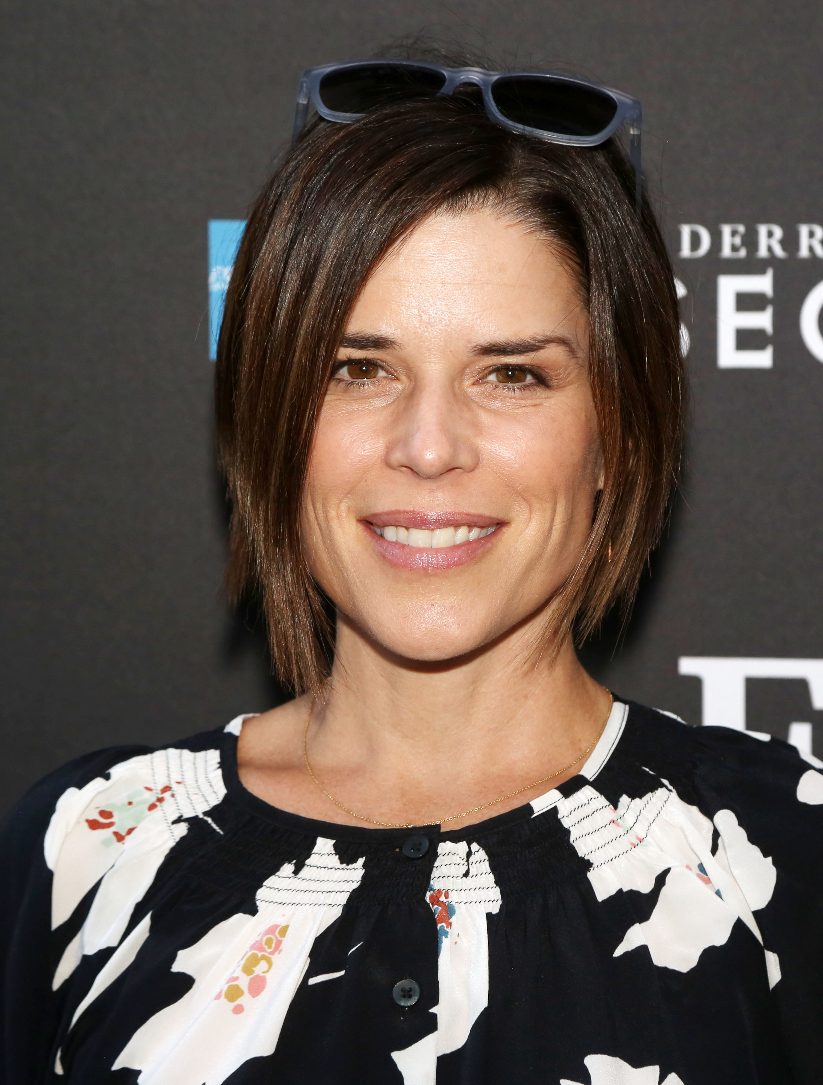 Closeup of Neve Campbell