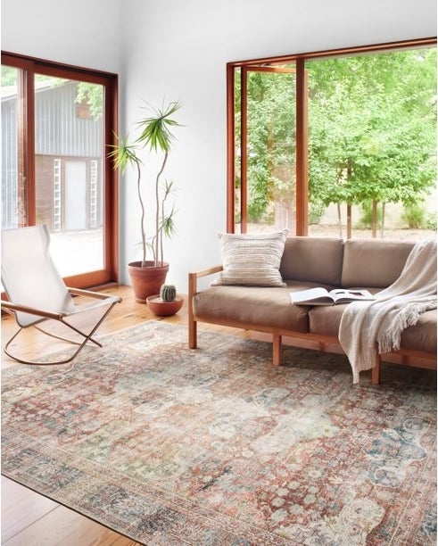 The Turkish-style area rug