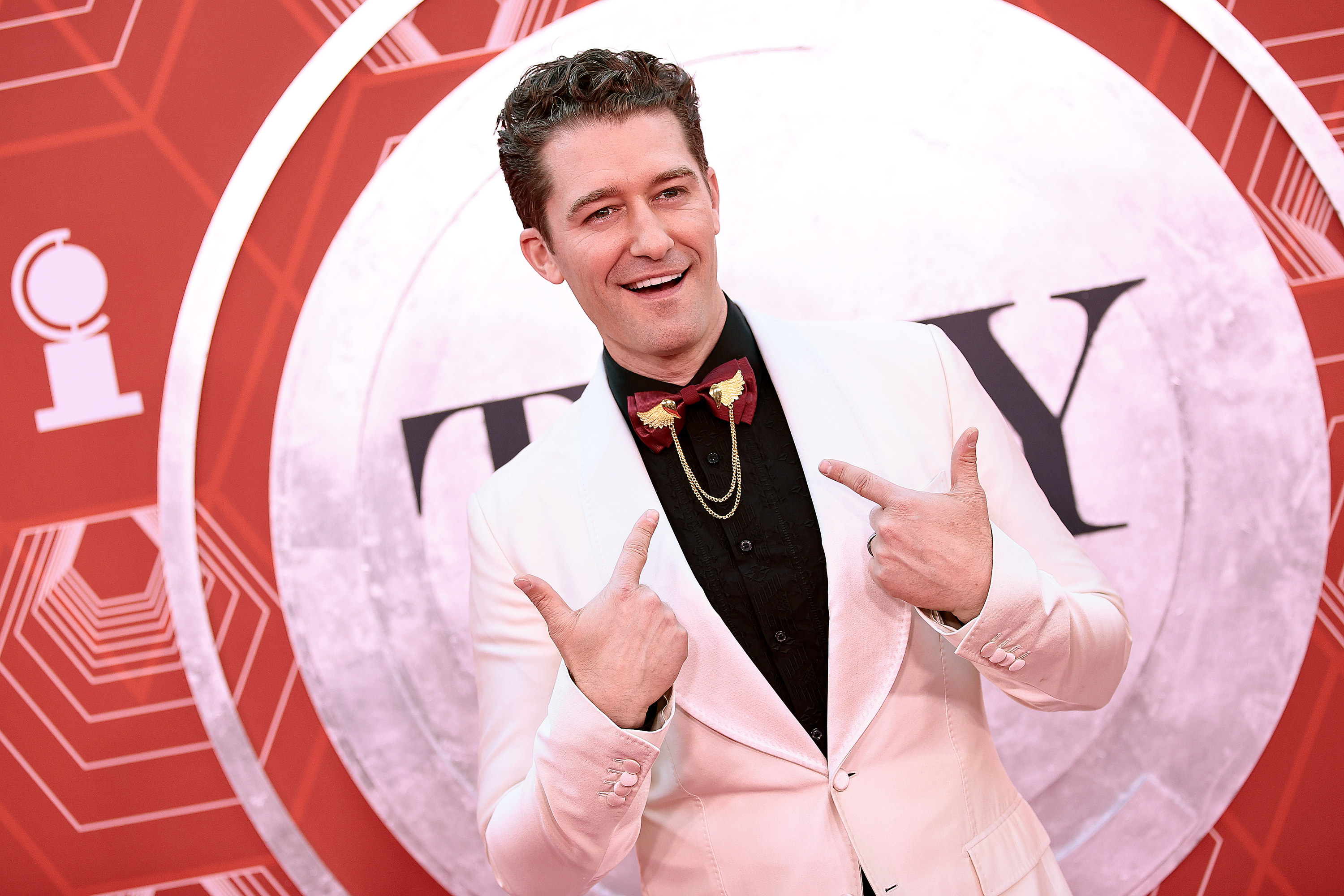 Matthew Morrison attends the 74th Annual Tony Awards at Winter Garden Theater