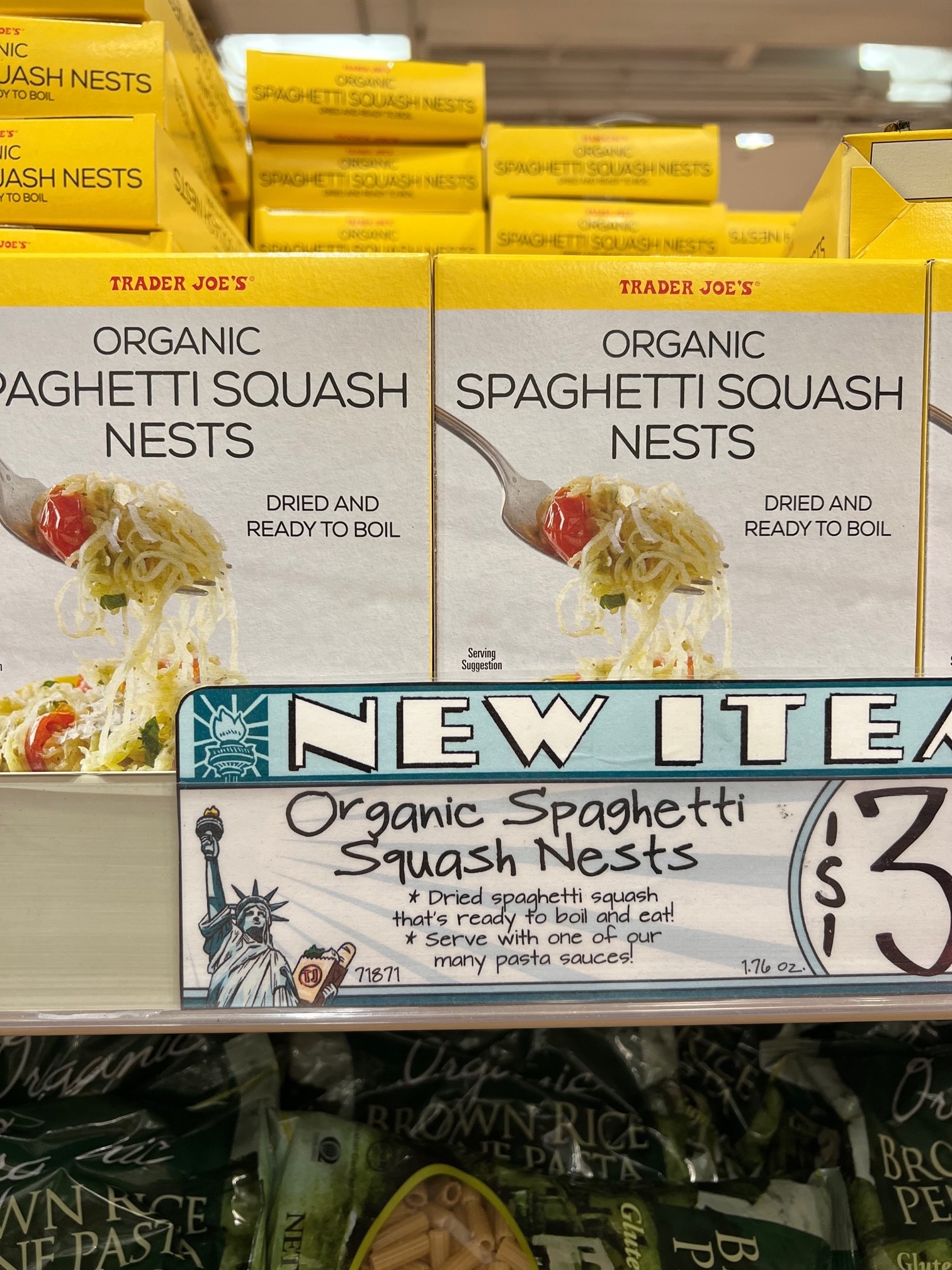 Boxes of Organic Spaghetti Squash Nests