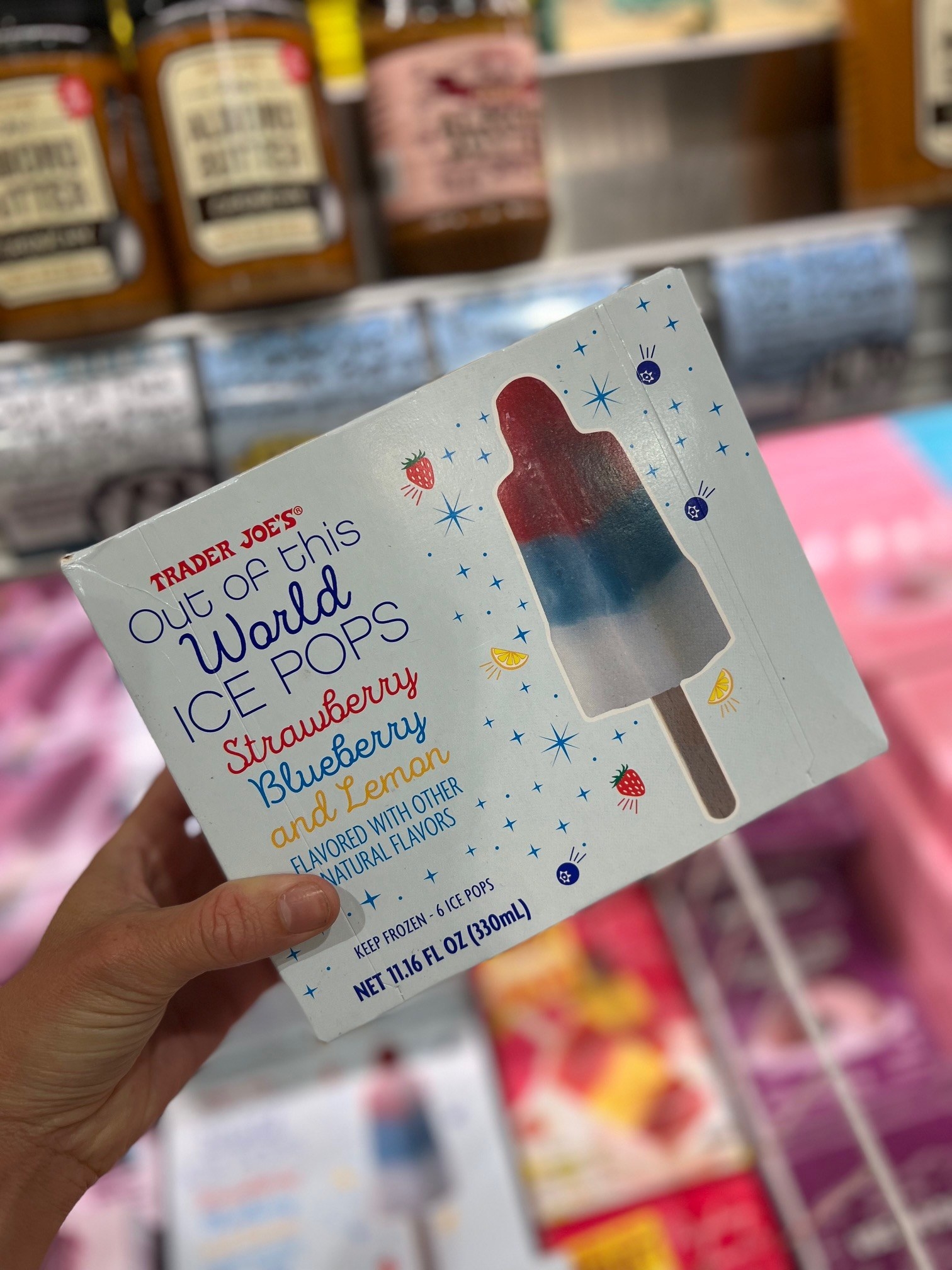 A package of Out Of This World Ice Pops