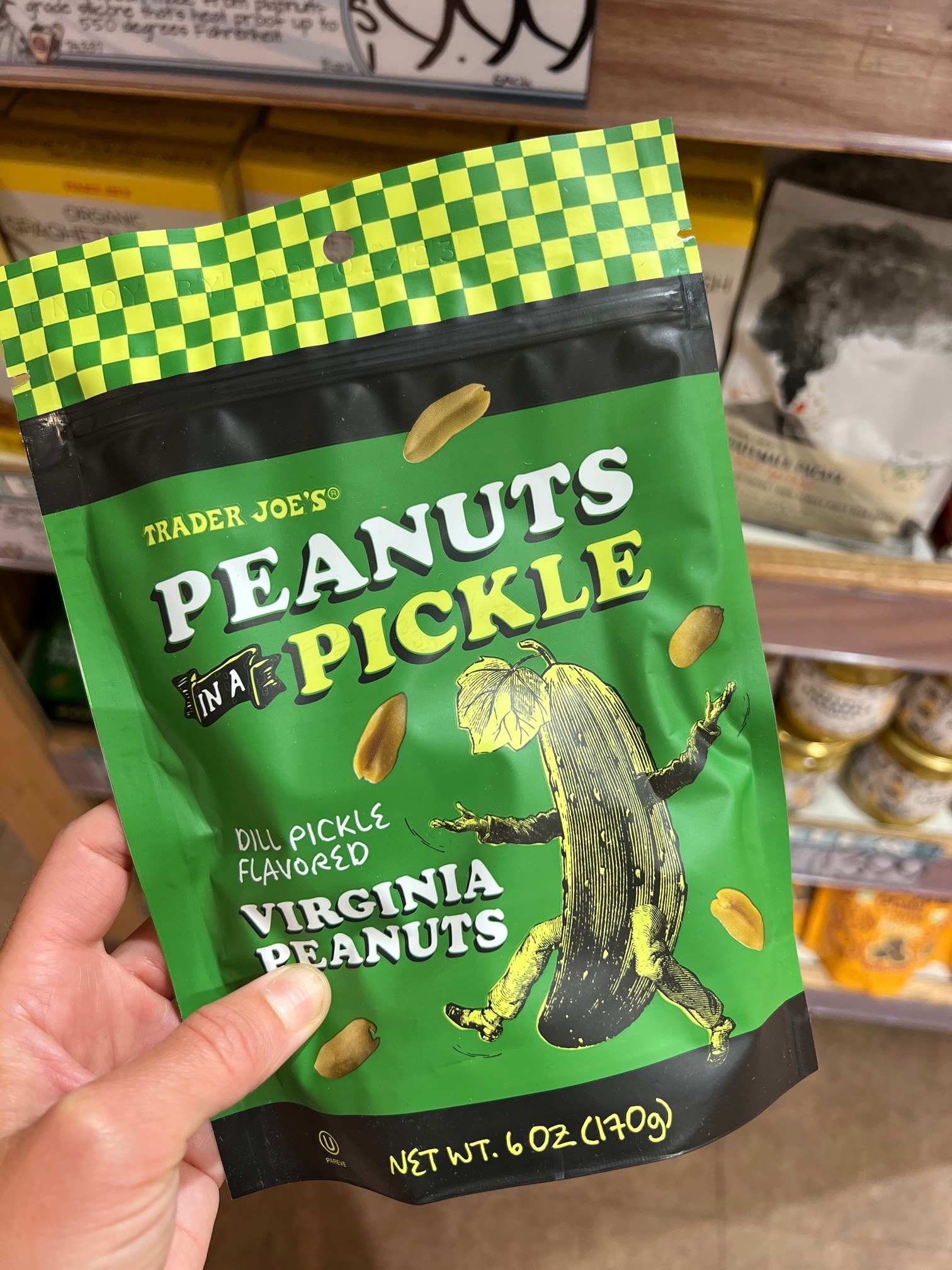 A bag of Peanuts in a Pickle