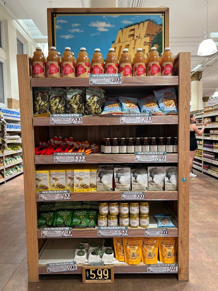 The new aisle at Trader Joe's