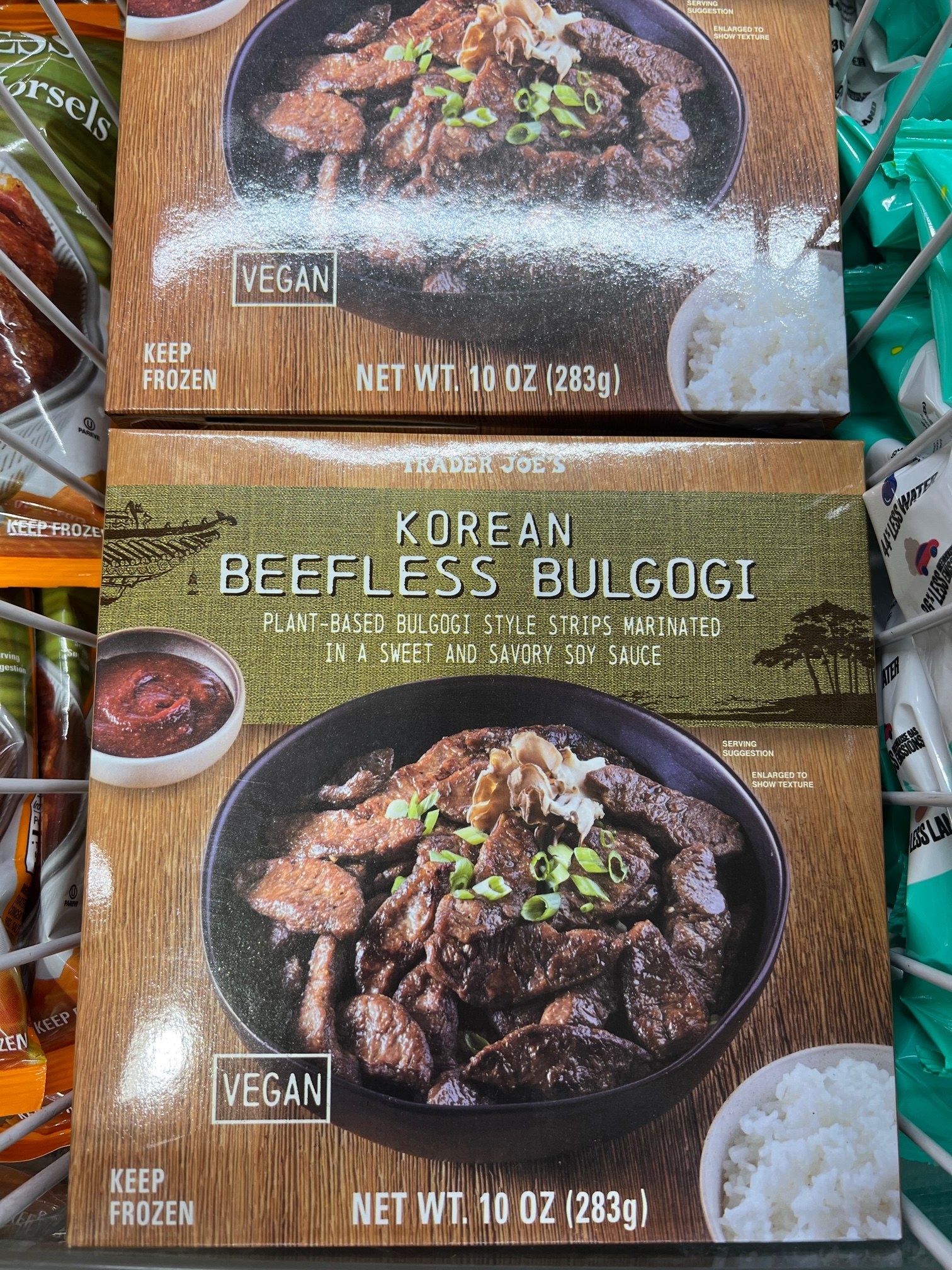 A package of Korean Beefless Bulgogi