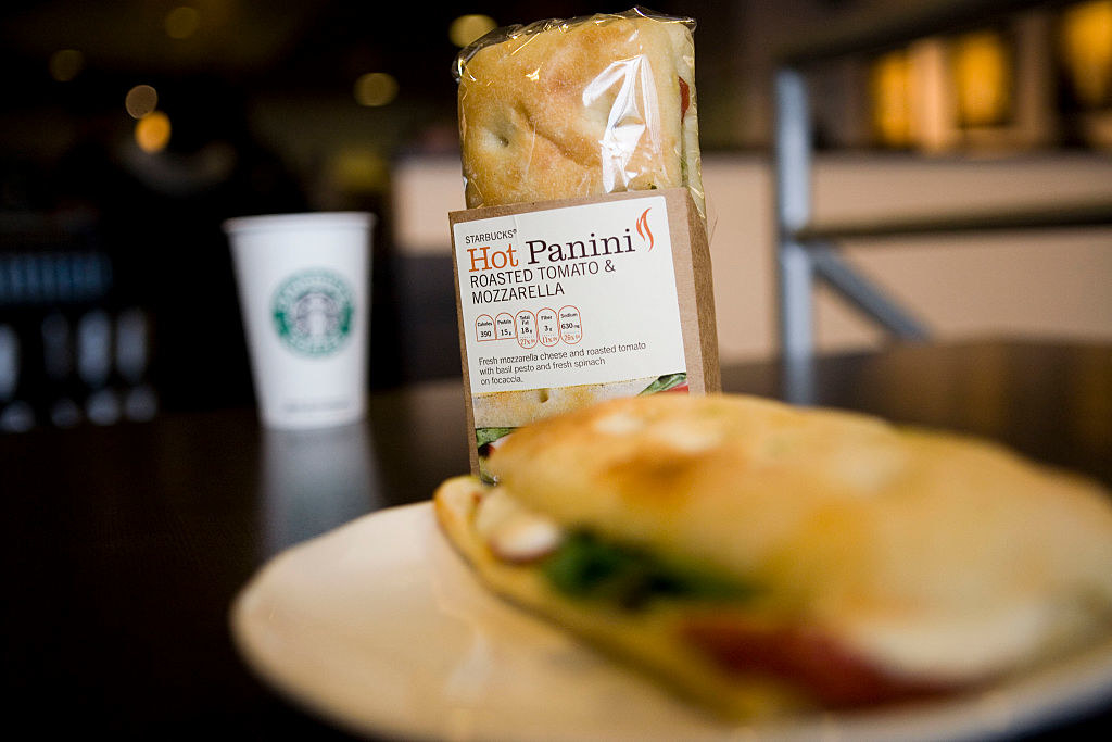 Starbucks hot panini