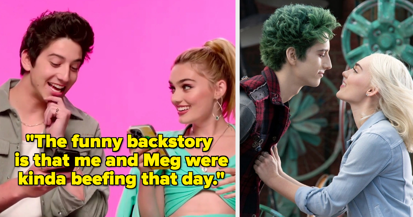 Disney's 'Zombies' Stars Milo Manheim and Meg Donnelly Share Behind the  Scenes Details in New Interview