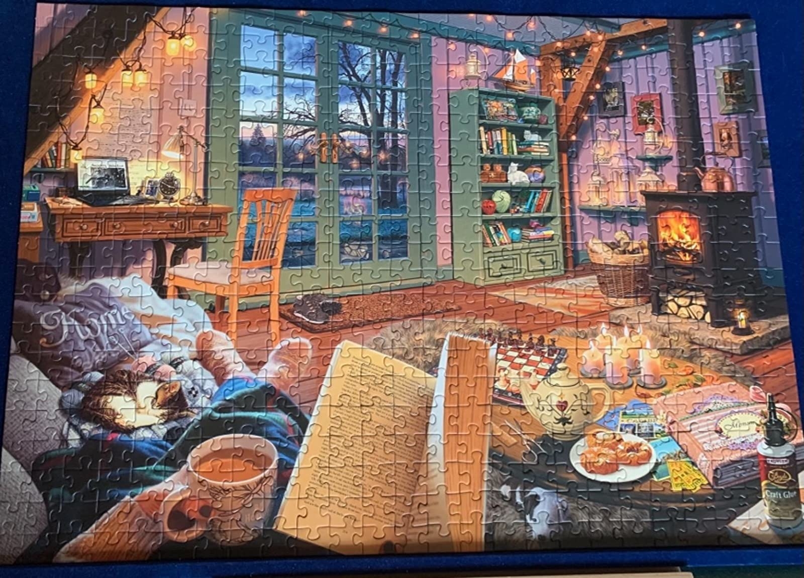 Reviewer image of put together puzzle