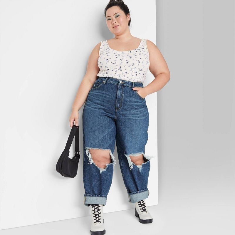 highest rise baggy jeans target