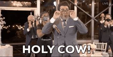 gif of someone saying &quot;holy cow!&quot;