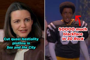 Charlotte York from Sex and the City, and blackface in 30 Rock