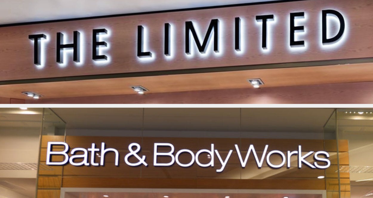 Logos for The LIMITED and Bath &amp;amp; Body Works