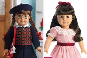 molly and samantha the american girl dolls