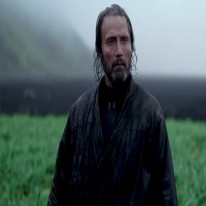 Mads Mikkelsen from Rogue One stands on a farm in the middle of the black sand beaches of Iceland