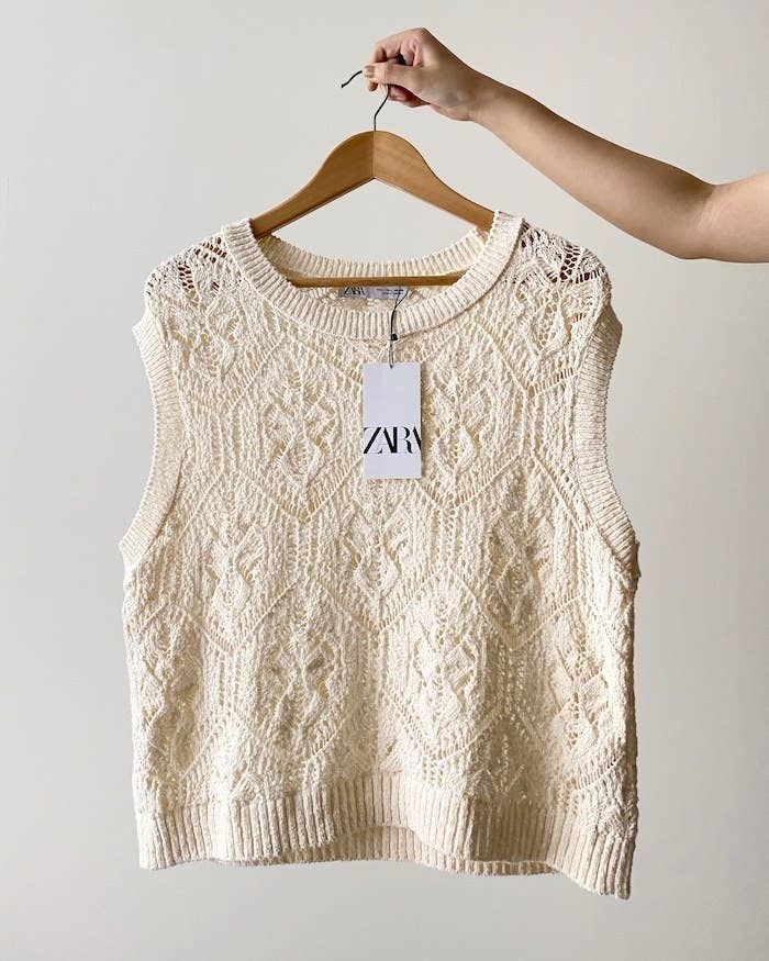 ZARA トップス ニットベスト