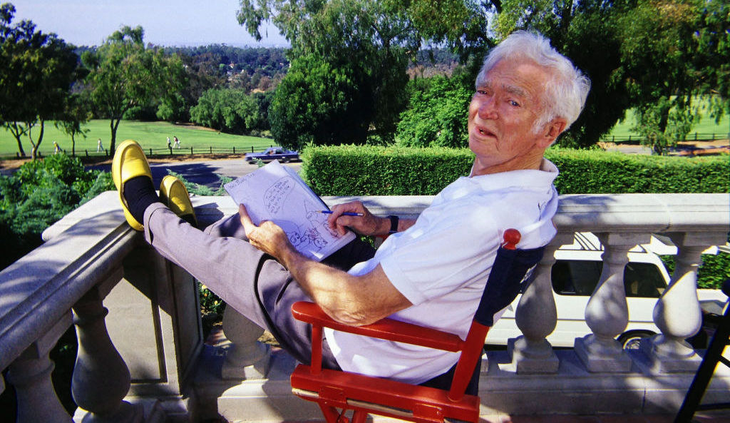 Buddy Ebsen seen in this picture relaxing outside