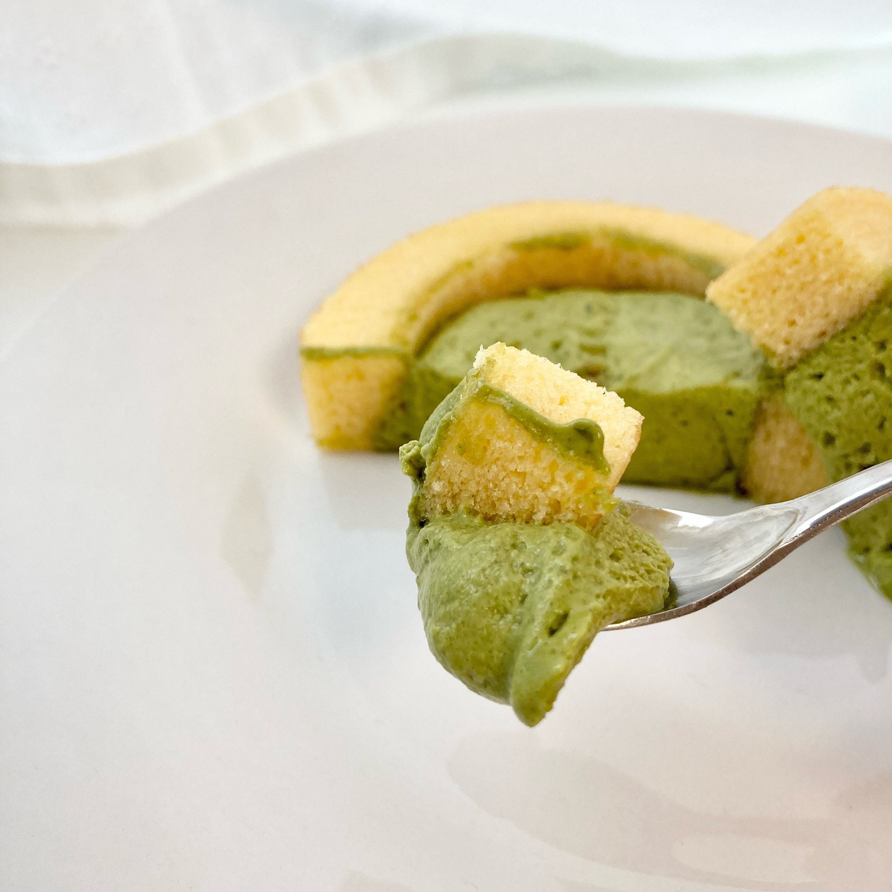 マイスイーツカード ピスタチオのスポンジケーキ