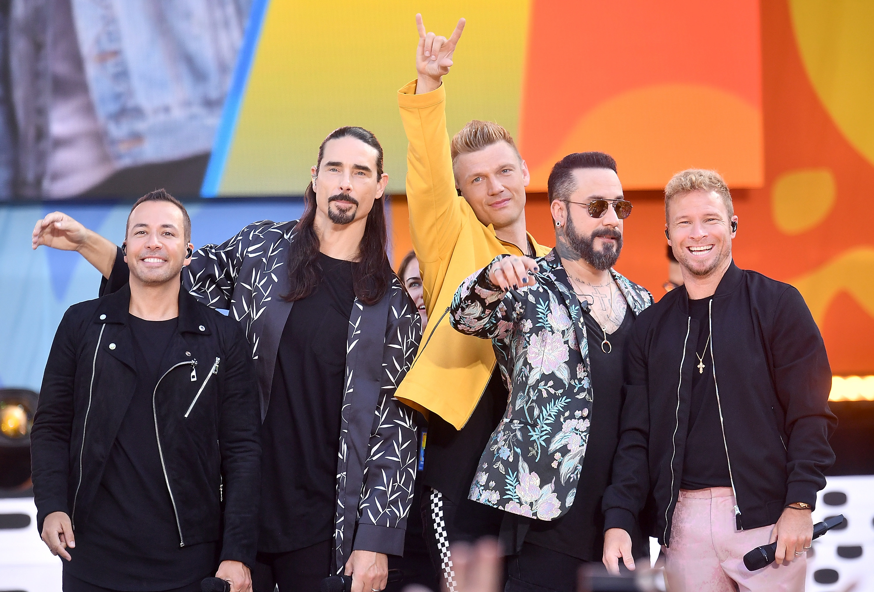 Backstreet Boys perform on Good Morning America