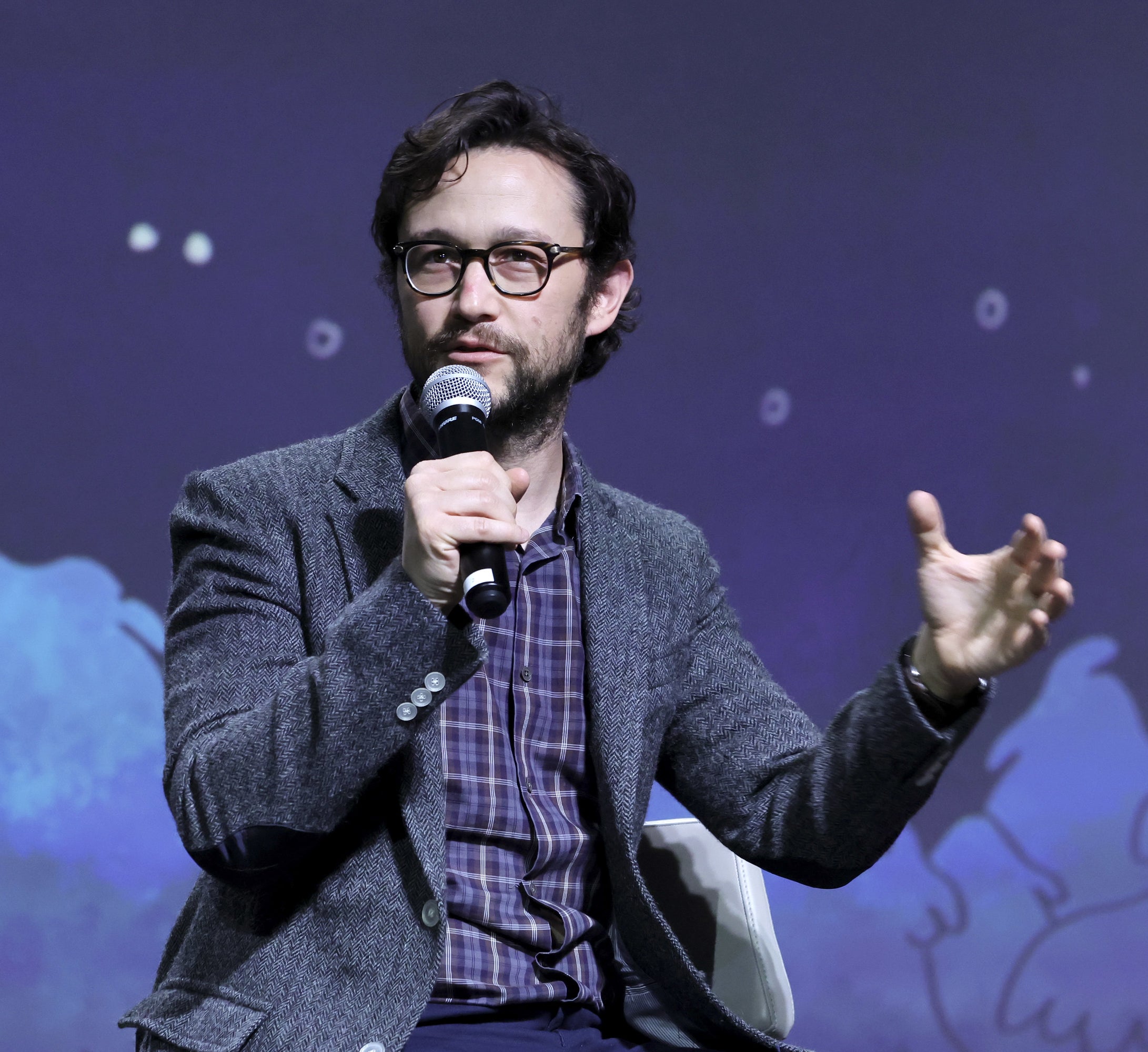 Joseph Gordon-Levitt parlando