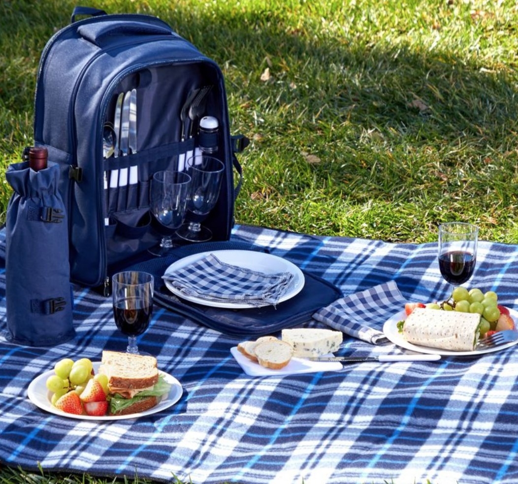 A picnic backpack