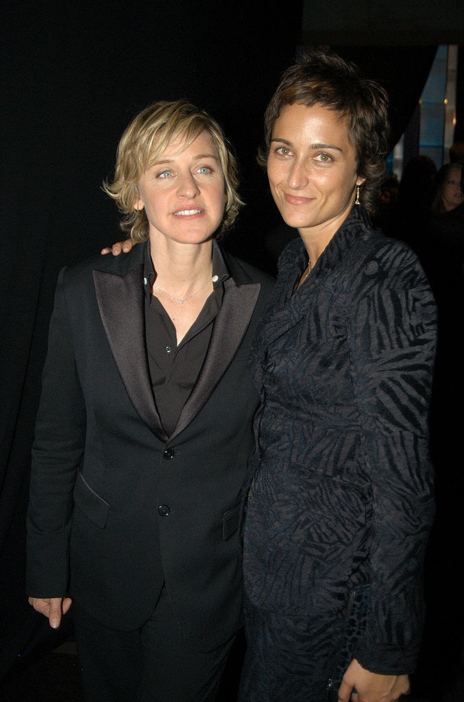 Ellen DeGeneres and Alexandra Hedison