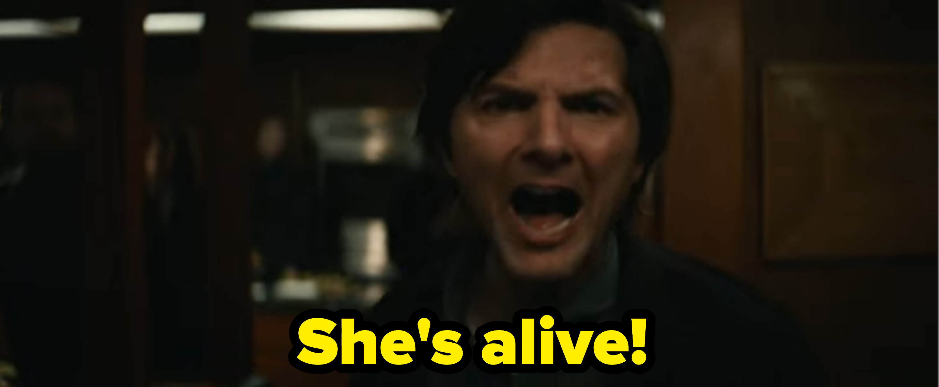 Mark saying &quot;She&#x27;s alive!&quot;