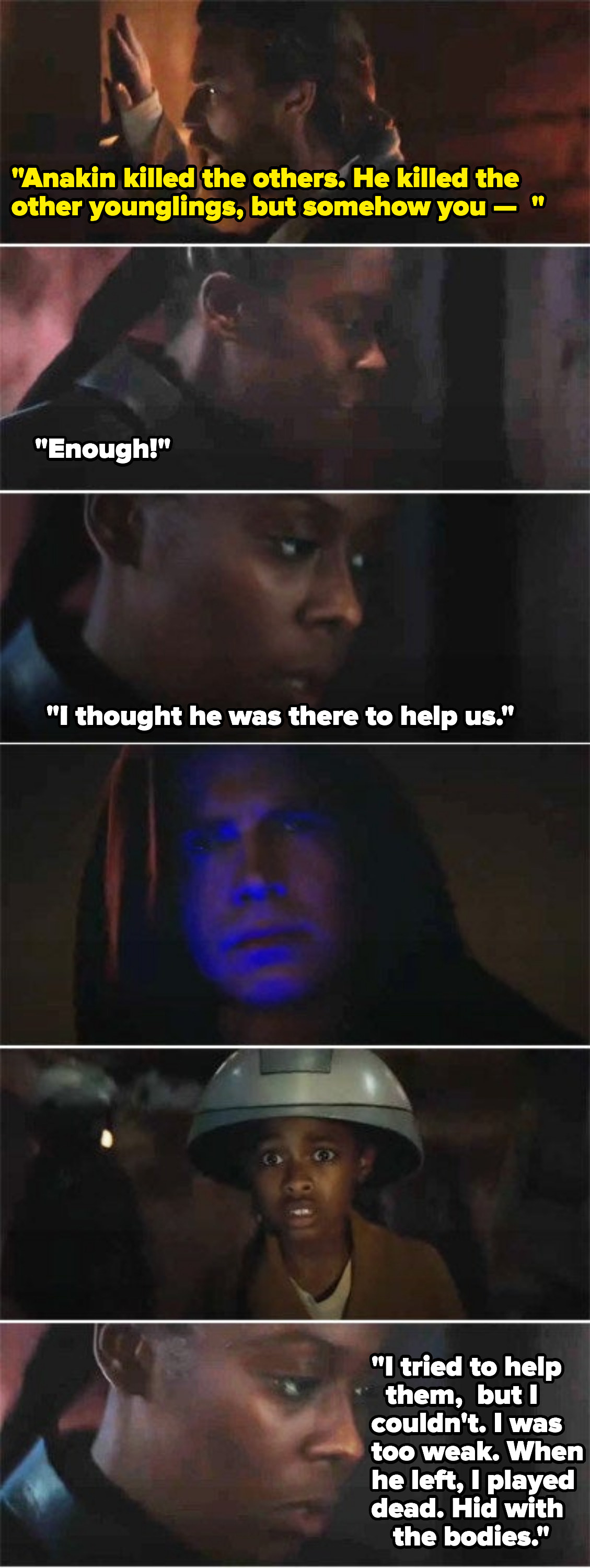 Screen shots from &quot;Obi-Wan Kenobi&quot;