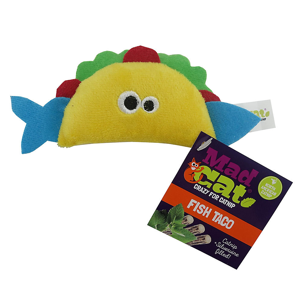 the yellow and blue fish taco toy