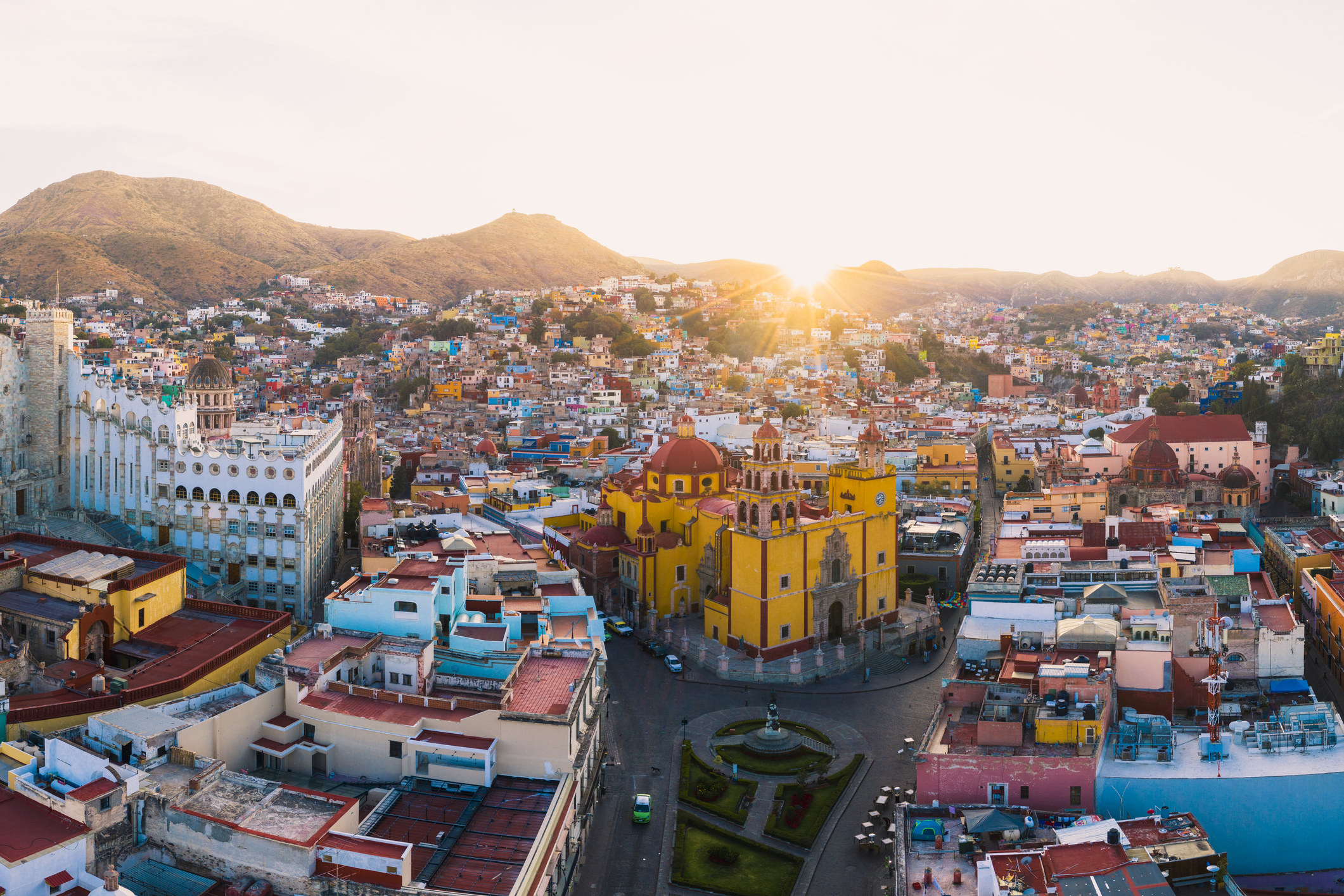 The colorful colonial city of Guanajuato.