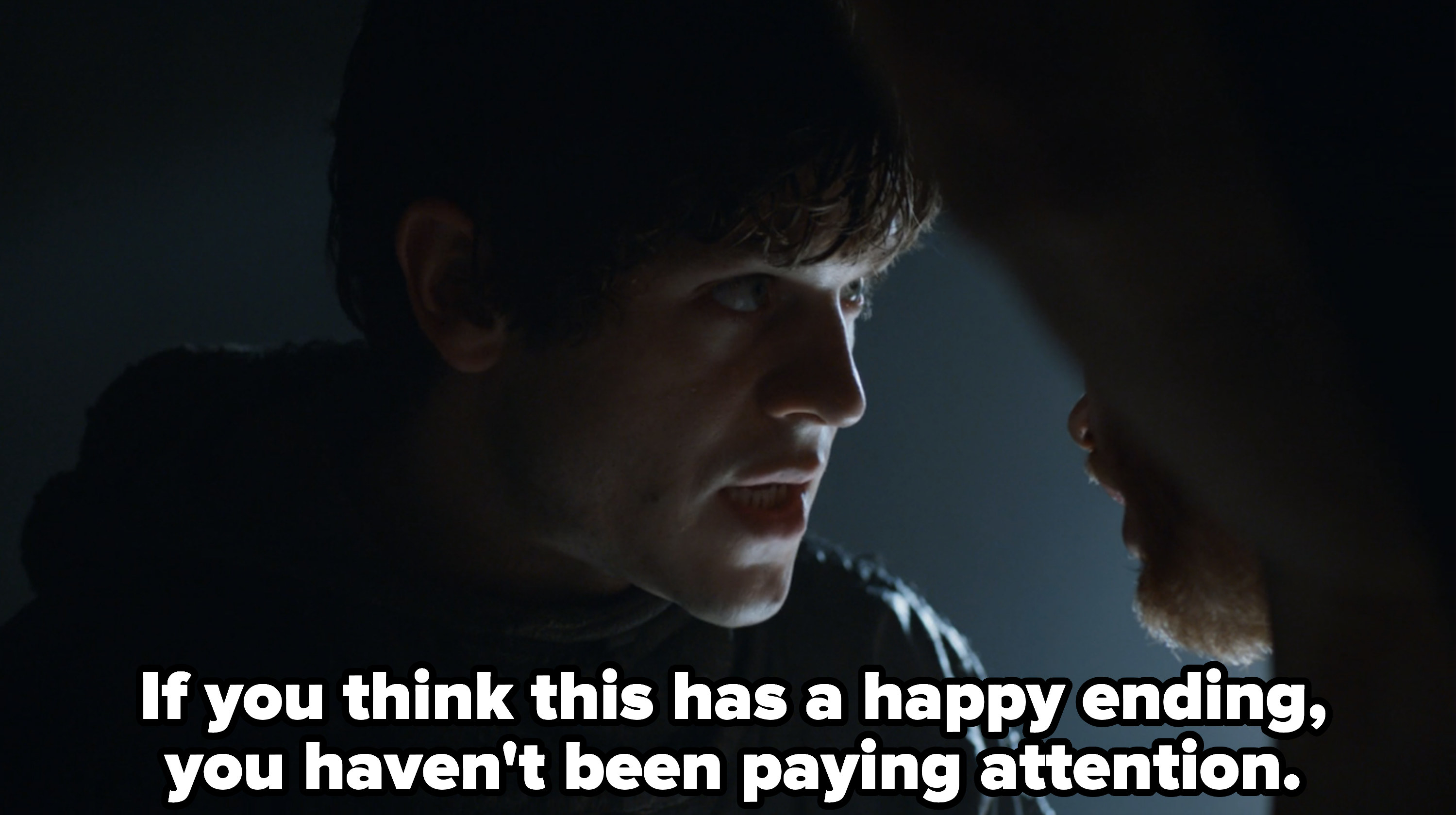 Ramsay saying, &quot;If you think this has a happy ending, you haven&#x27;t been paying attention.&quot;
