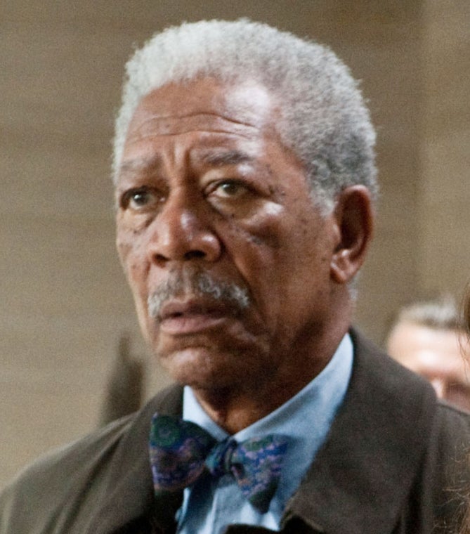 Morgan Freeman ne Il cavaliere oscuro - Il ritorno