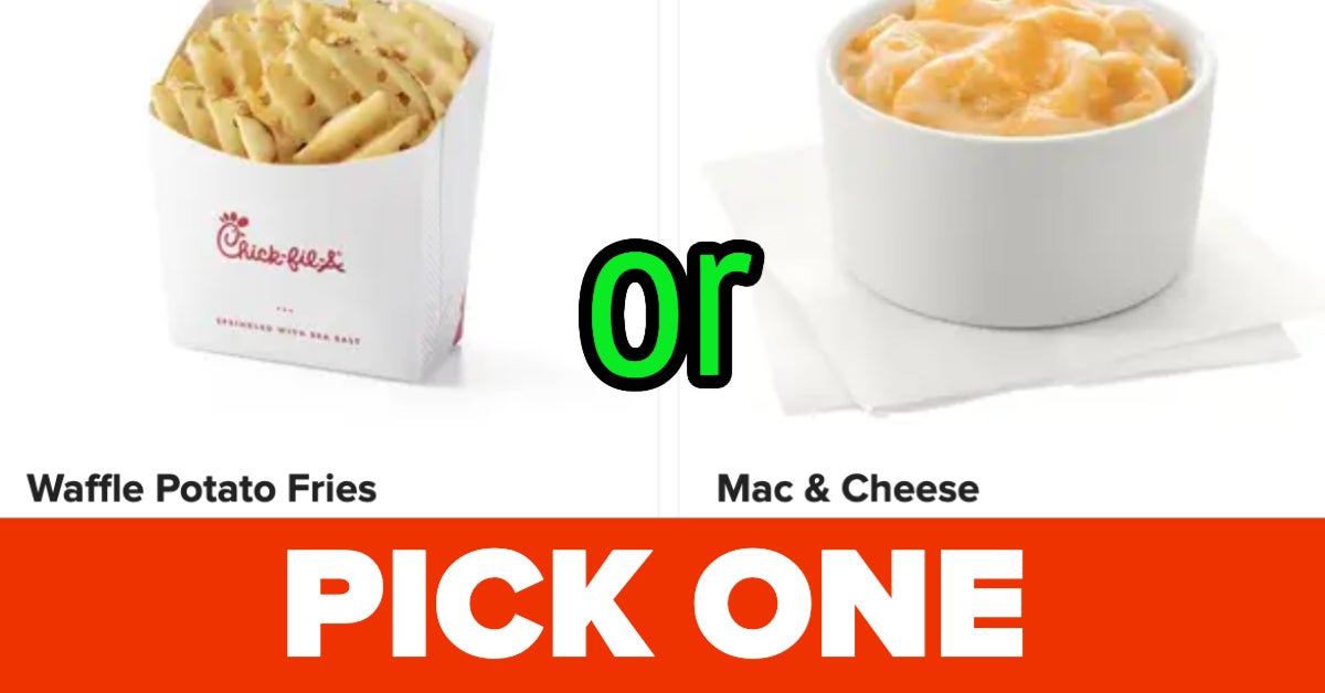 "Would You Rather" ChickFilA Food Quiz