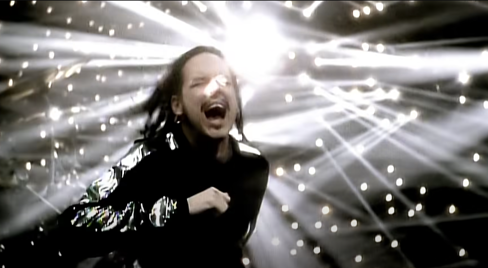 Screen shot from a Korn video