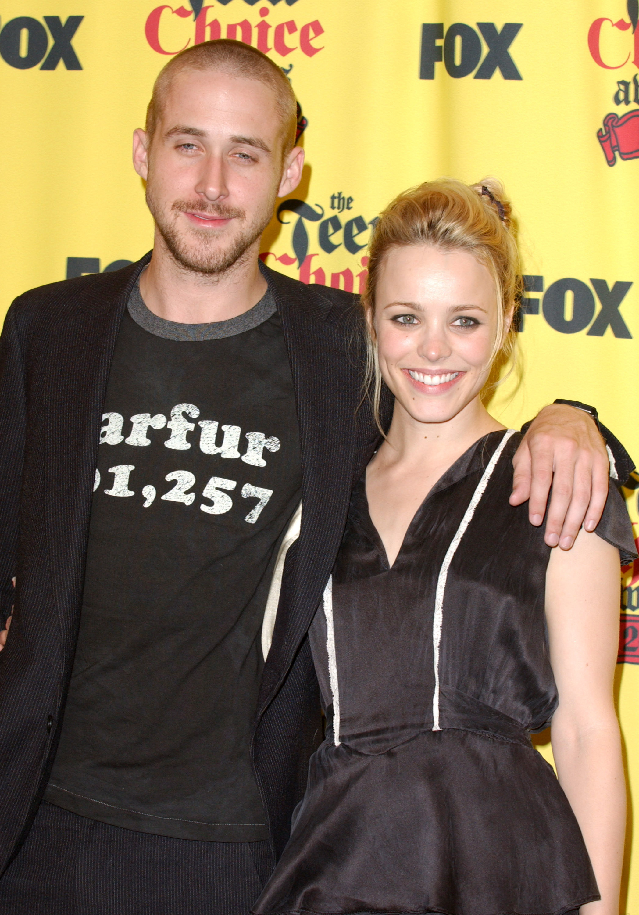 Ryan Gosling and Rachel McAdams on the red carpet