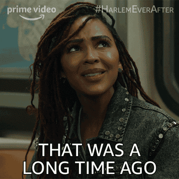 A woman saying, &quot;That was a long time ago.&quot;