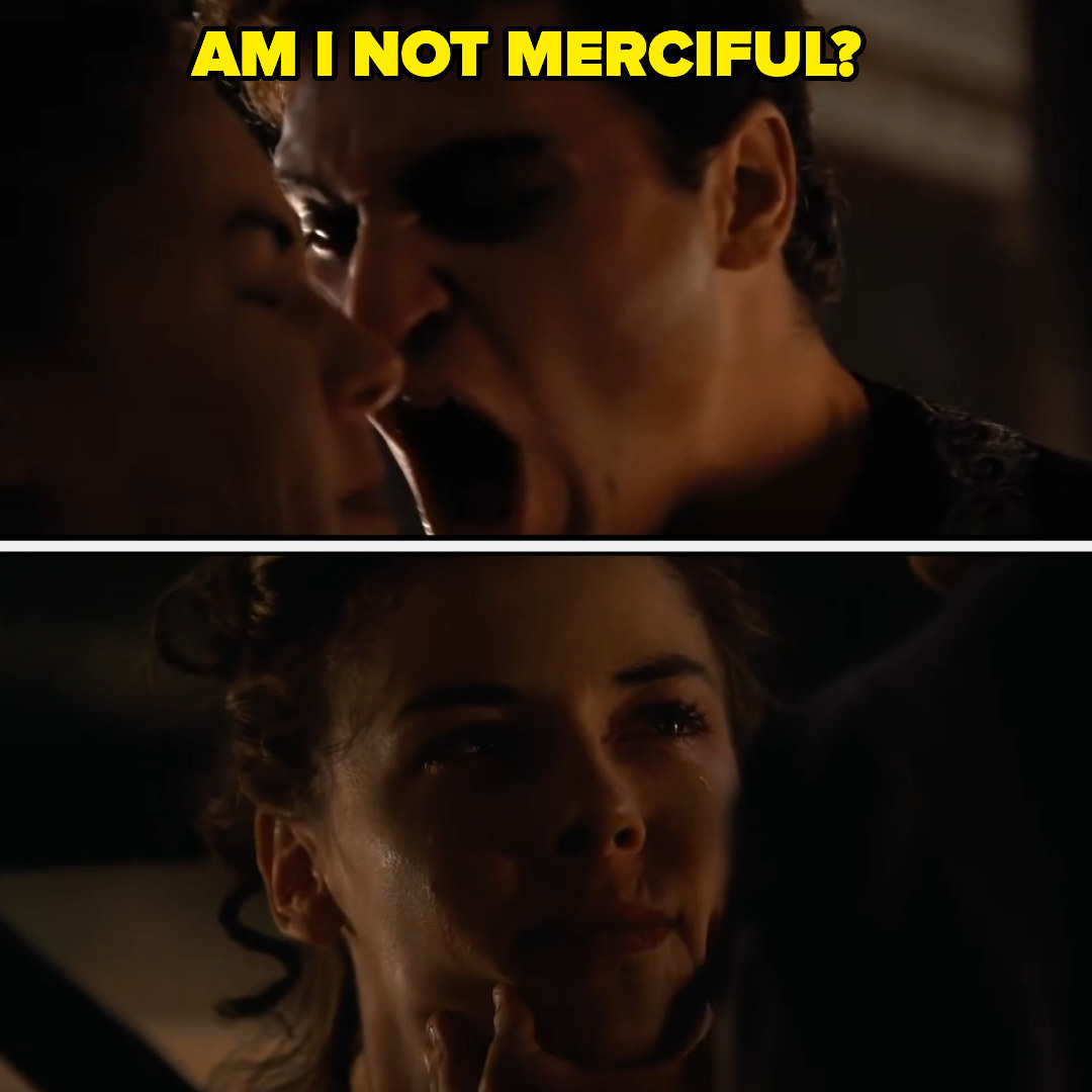 Commodus saying, &quot;Am I not merciful?&quot;