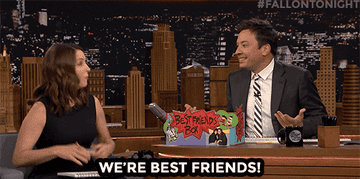 Tina Fey and Jimmy Fallon say &quot;We&#x27;re best friends!&quot; on &quot;The Tonight Show&quot;