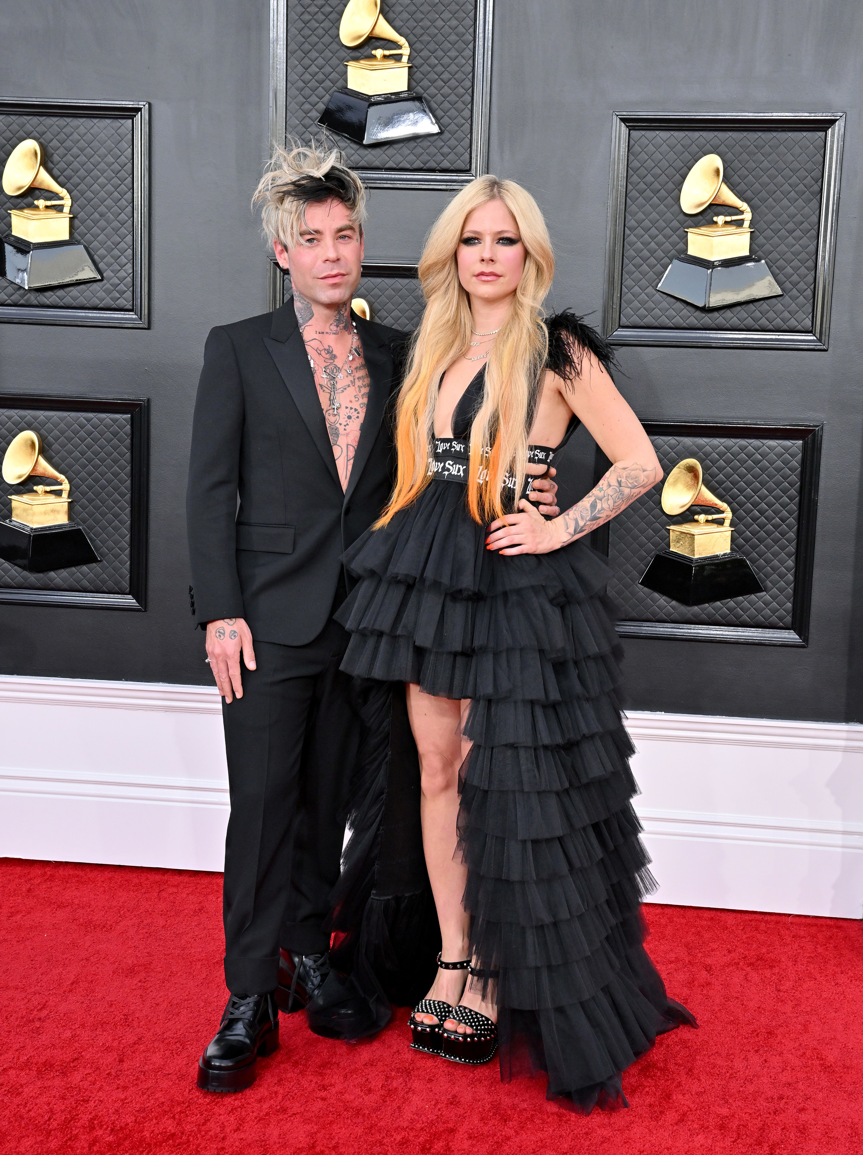 Avril Lavigne at the Grammys