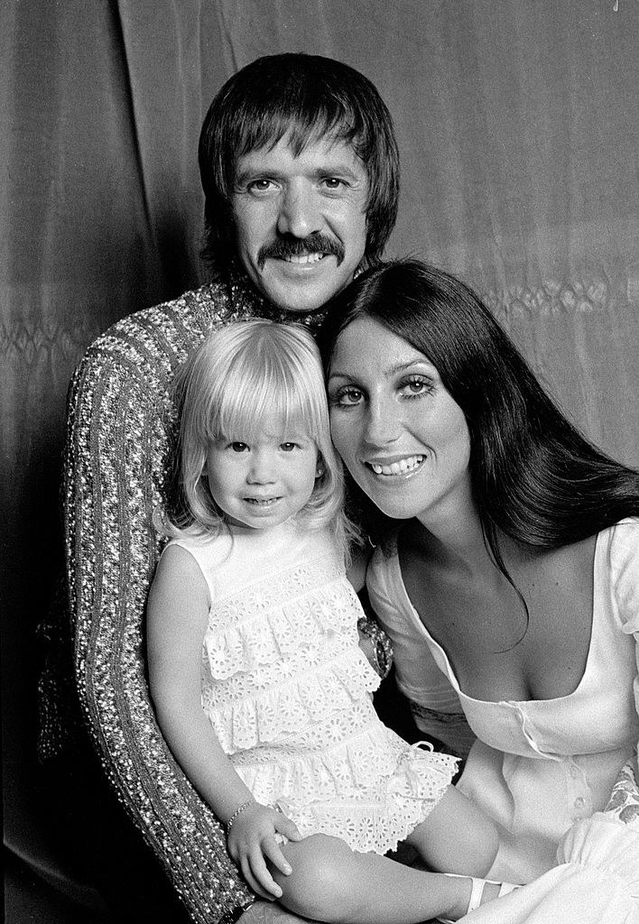 Sonny, Cher, and young Chaz Bono