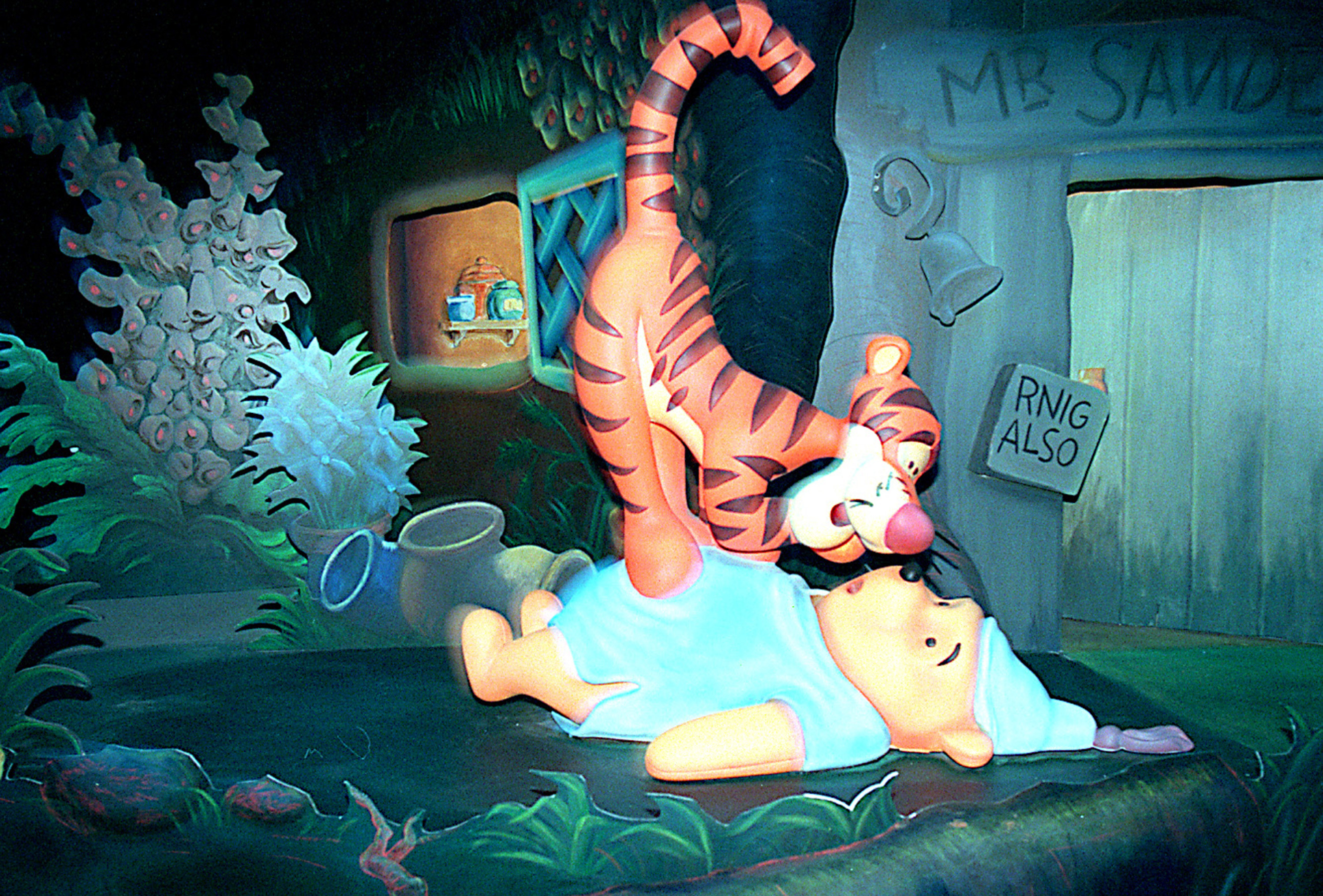 inside the winnie the pooh ride