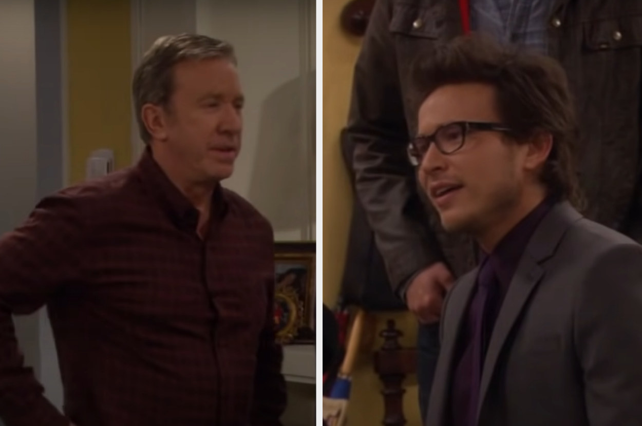 Tim Allen and Jonathan Taylor Thomas as Mike and John meet each other in &quot;Last Man Standing&quot;
