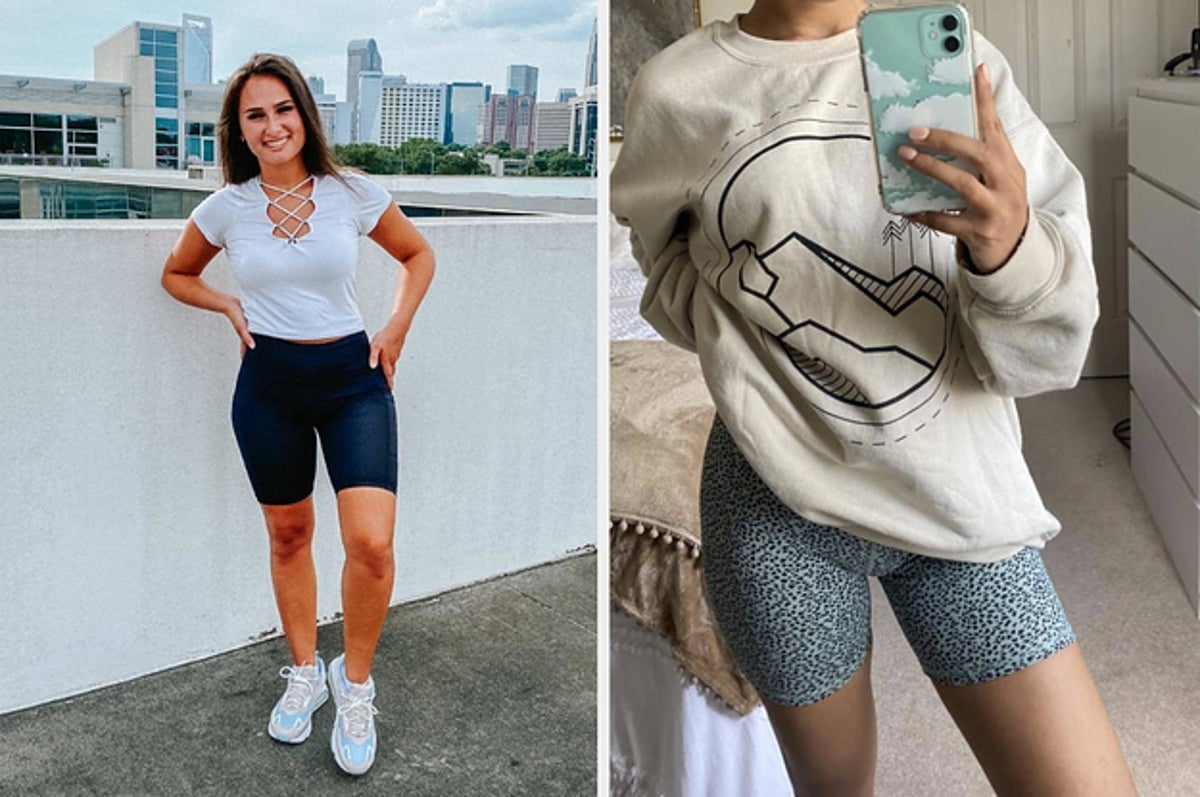 Celeb-Loved Spanx Leggings Come in a Bike Shorts Style, Too — and They're  Half-Off Today