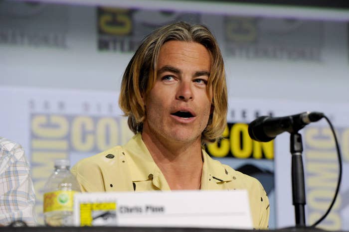 Chris Pine speaks onstage at the &quot;Dungeons &amp;amp; Dragons: Honor Among Thieves&quot; panel