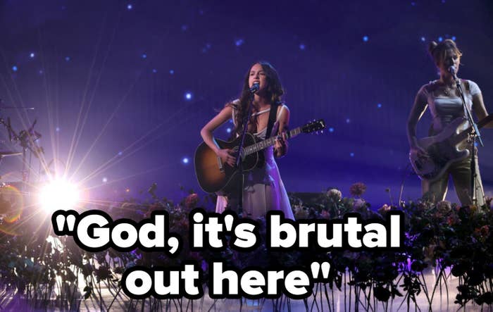 "God, it's brutal out here"