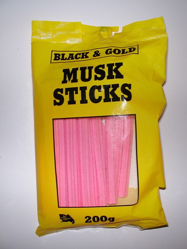 package of musk sticks