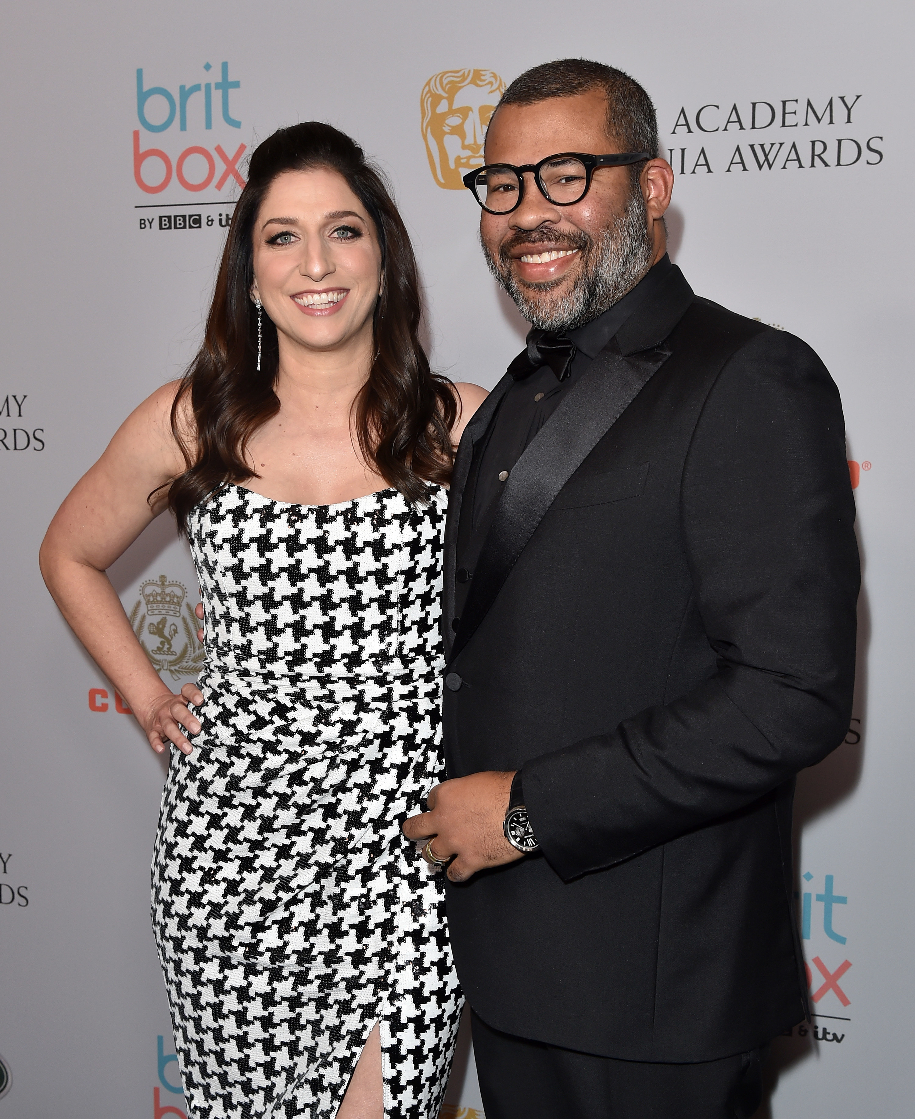 the couple on the red carpet