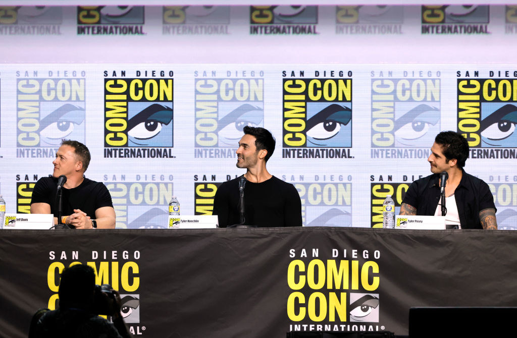 jeff, tyler h and tyler p on the comic-con panel