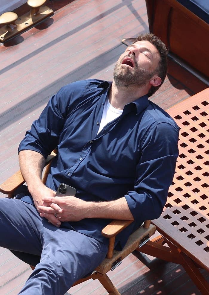 Ben Affleck sleeping