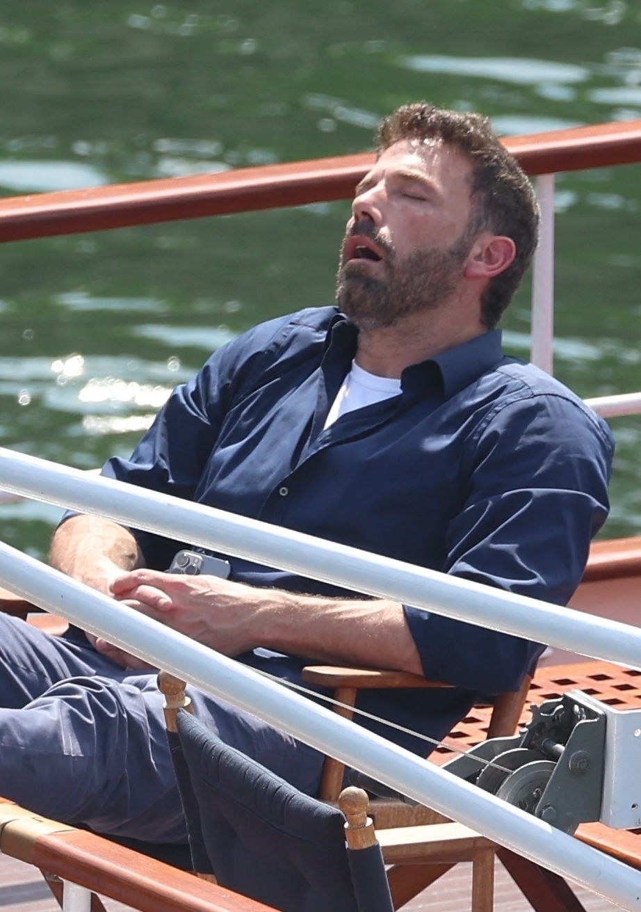 Ben Affleck sleeping